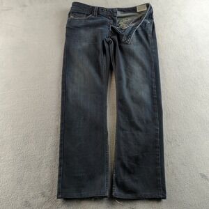 Diesel Jeans Mens 32x30* Blue 008W3 Dark Wash Faded Straight Wide Viker-R-Box